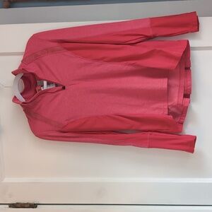Pink running jacket